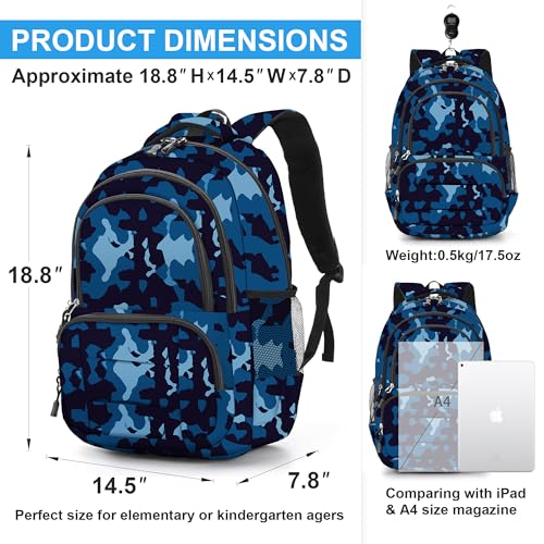 Image of rickyh style Kids Lightweight Durable Elementary Student School Backpack
