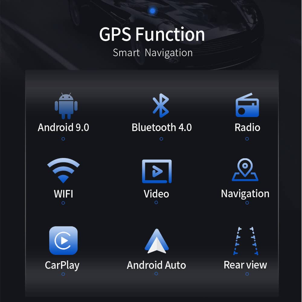LEXXSON Carplay Radio Android Radio para Honda Fit 2007 / Honda Jazz 2001-2006 con Pantalla táctil de 9 Pulgadas HD Navegación GPS Reproductor Bluetooth USB 2G DDR3 + 32G NAND