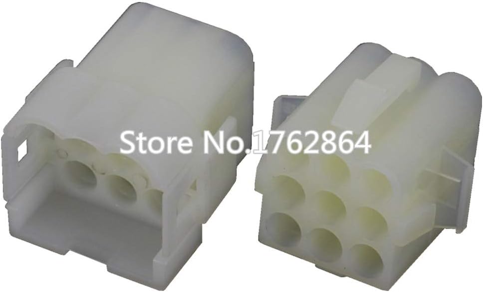 Davitu Electrical Equipments Supplies - 9 pin Jacket Automotive Waterproof Connector Plastic With Terminal and Plug DJ3091-3.5-11/21 9P Connectors - (Color: male and female, Pins: 5 Sets)