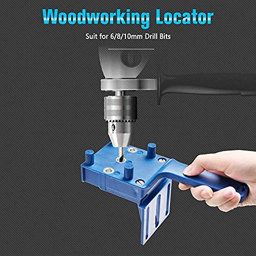 41Pcs Woodworking Doweling Jig Kit 6/8/10 mm Handheld Wood Dowel Drilling Guide, Drill Guide Metal Sleeve Wood Drilling Doweling Hole Saw Tools (41PCS) 8 41Pcs Woodworking Doweling Jig Kit 6/8/10 mm Handheld Wood Dowel Drilling Guide, Drill Guide Metal Sleeve Wood Drilling Doweling Hole Saw Tools (41PCS) - Image 8