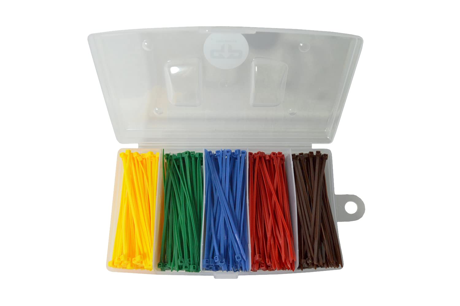 MC POWER 1535569 - Set di fascette stringicavo, 500 pezzi, 5 misure 100/140/160/200/300 mm, colore: Nero