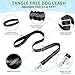 SlowTon No Pull Small Dog Harness and Leash Set, Puppy Soft Vest Harness Neck & Chest Adjustable, Reflective Lightweight Harness & Anti-Twist Pet Lead Combo for Small Medium Dogs (Black, S)