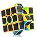 D-FantiX Carbon Fiber 3x3 Speed Cube 3x3x3 Magic Cube Puzzle Brain Teaser Toys