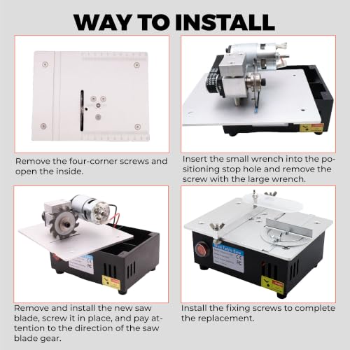 IGNIMAX Mini Craft Table Saw