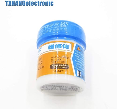 Miniatura 2 de Phoncoo Pasta de soldadura mecánica Reparación XG-50 (XG-500) 1.48 oz Sn63 Pb37 25-45um