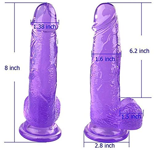 image for SANGNOU Realistic D'îD&lő Thick 8 inch Adult Toys for Female Women S