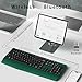 Links9+ Bluetooth & 2.4GHz Dual-Mode Wireless Keyboard, Full-Sized 104 Keys Keyboard with Palm Rest, Ergonomic Design for Windows, macOS, Laptop, Desktop, Tablet (Green)