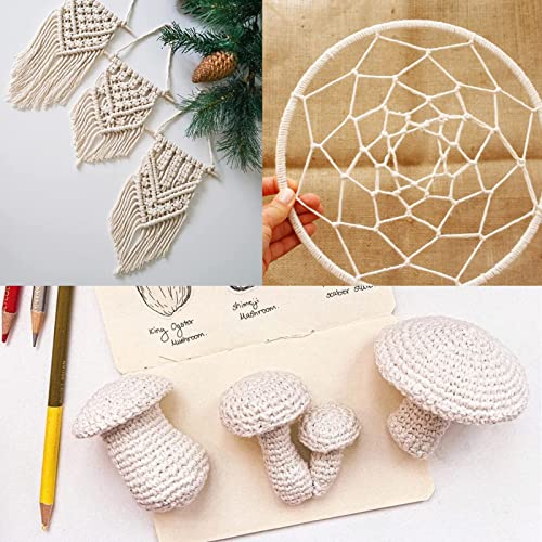 Image of G2PLUS 3MM Cotton String,328 Feet Natural Beige Twine for Craft & Wrapping | 100% Cotton, Strong and Durable, Neatly wound for tangle-free use in Holiday Wrapping, Hang Tags, Roasting and Home Projects
