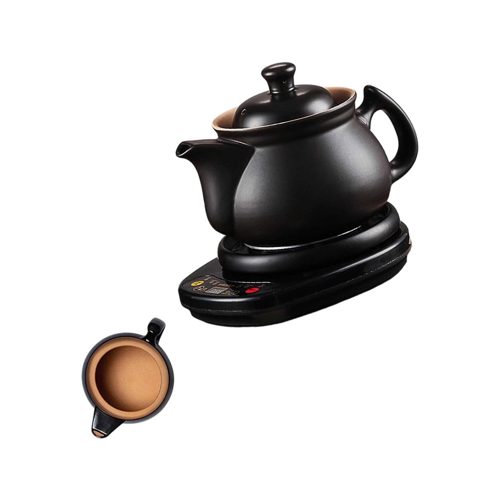 HVRFJXI Fully Automatic Chinese Medicine Electric Frying Kettle Household Medicine Frying Pan Boiling Jar Casserole Safe Herbal
