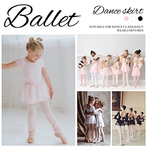 Soudittur Girls Ballet Skirt Women Chiffon Dance Skirt Pull On For Toddler Girls Women (Large, Black) #TOP5