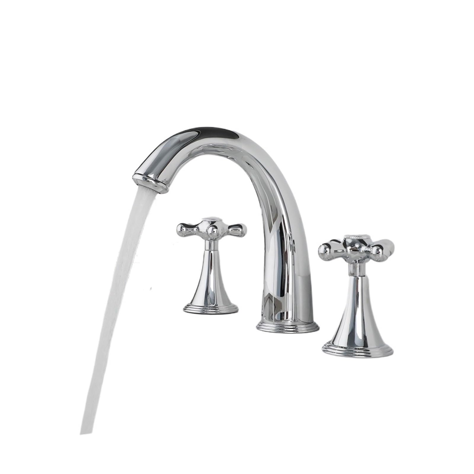 Grifo de lavabo de baño de latón mezclador caliente y frío monomando sobre encimera
