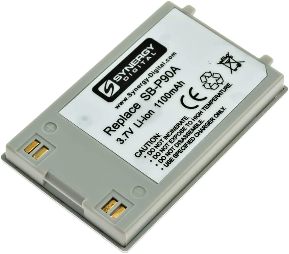 SDSBP90A Rechargeable Lithium-Ion Battery Extra Large Capacity Replacement Battery (3.7V 1100mAh) for Samsung SB-P90A Compatible with Samsung SCL903 SCL907 SC-M10 SC-M102 SC-M105 SC-M110 SC-M2100 SCC