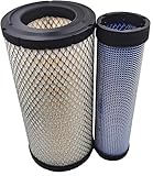 Sincerity 123950-12560 119117-12570 Outer Inner Air Filter Kit Compatible with Yanmar Engine 4TNE106
