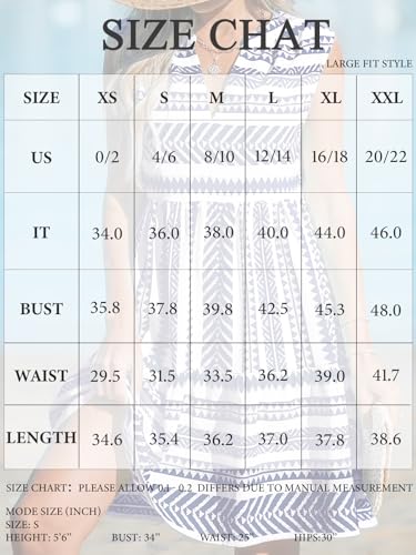 Image of CUPSHE Women's Ruffle Beach Mini Dress Split V Neck A Line Sleeveless Geometric Stripe Tropical Leaf Pattern Summer Dresses