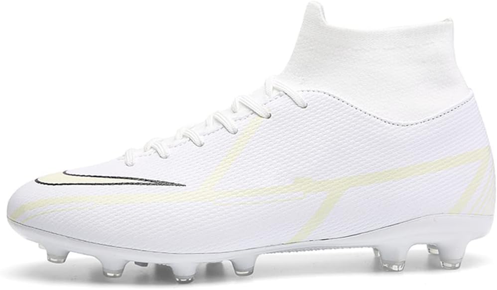 Men's Soccer Boots Football Cleats AG Hightop Football Shoes Athletic Indoor Outdoor Comfortable Soccer Shoes