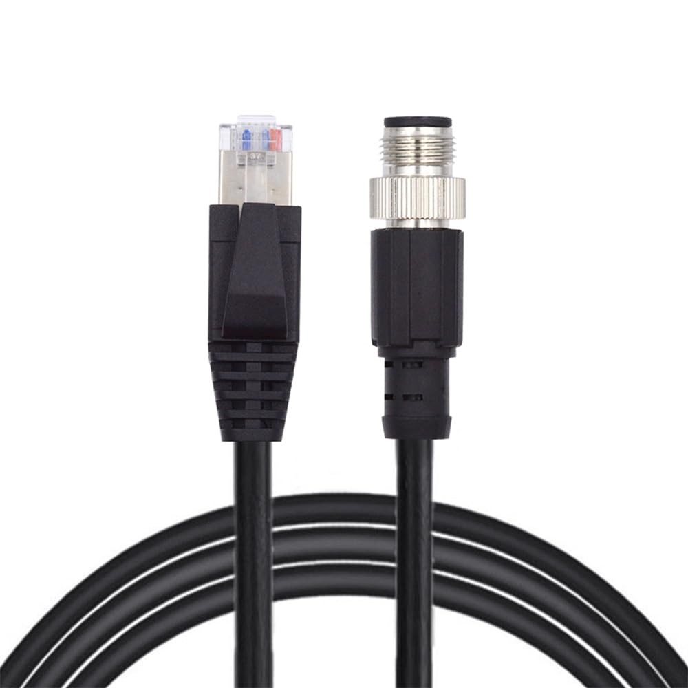 Cavo Ethernet Industriale M12 A RJ45 - Schermato IP67 Impermeabile - 1m Per Applicazioni Industriali - Foto 12
