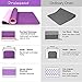Dralegend Yoga Mat Exercise Fitness Mat - High Density Non-Slip Workout Mat for Yoga, Pilates & Exercises, Anti - Tear, Sweat - Proof, Classic 1/4 Inch