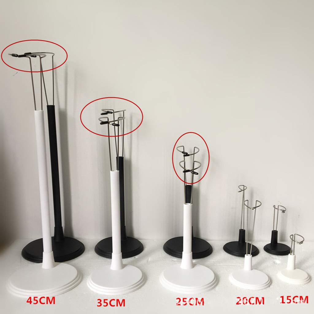 Supporto per Bambola in Plastica 15-45 cm Professionale Base Display
