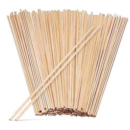 OSALADI 1 Juego Madera Sin Terminar Varillas Cuadradas De Madera Manualidades Diy De Bricolaje Proyectos 100 Piezas