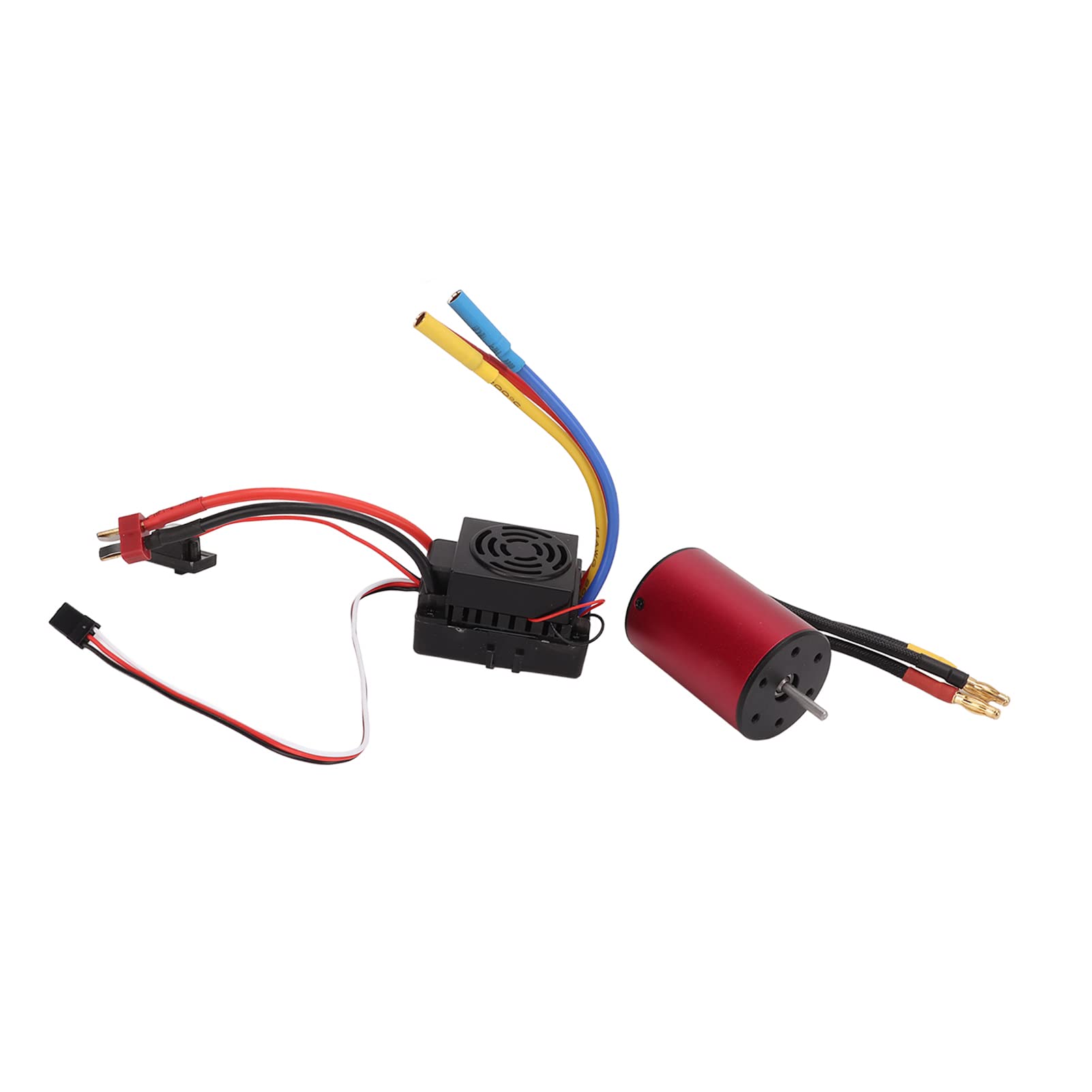 Alomejor Silnik Bezszczotkowy i Zestaw ESC do Samochodu RC 1/10, 3100KV 60A