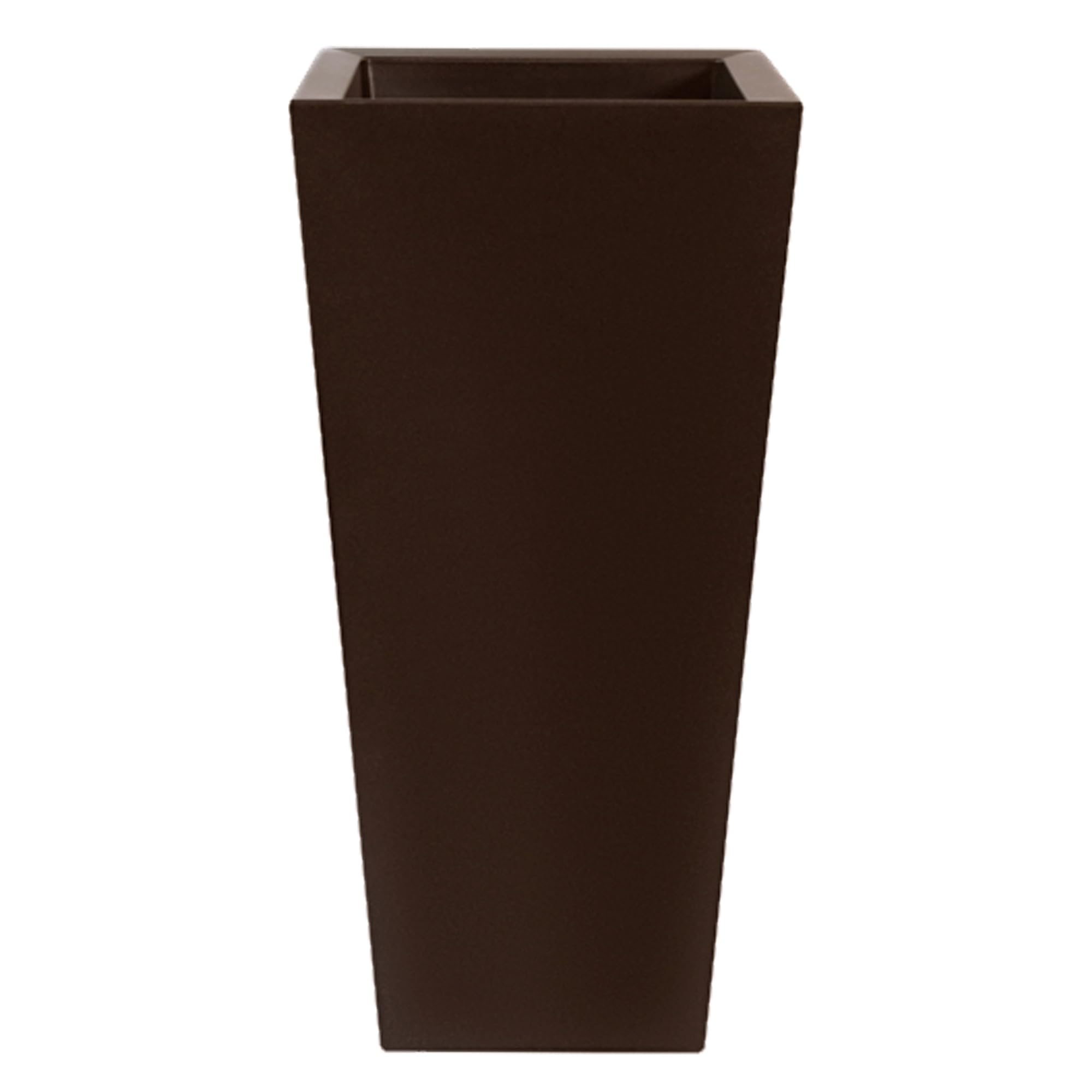 Pot Civic Ø50 x 100 cm bronze jardinière haute pour plante extérieure