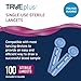 TRUE METRIX GO Meter Starter Kit - Blood Glucose Meter, Case, 100 Test Strips, 100 Lancets, Control Solution, Log Book - Fast, Easy Testing Supplies for Home Use and Travel