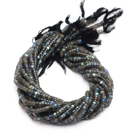 Labradorite perles heishi pour remplacer les minéraux ternes