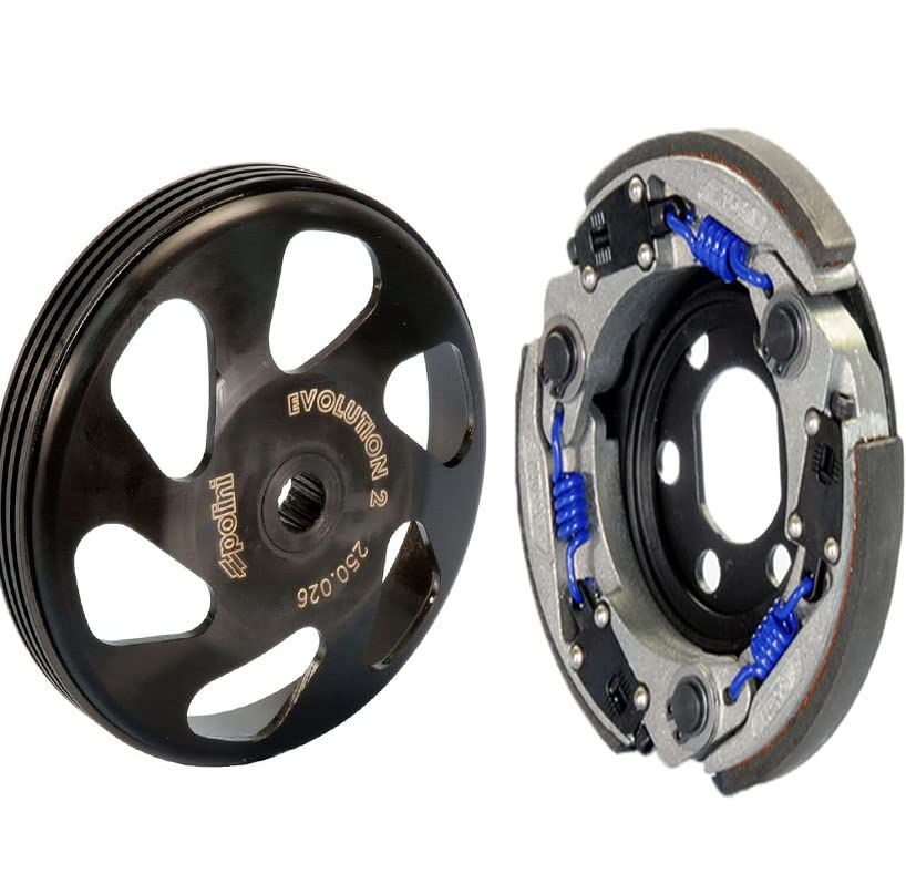 FRIZIONE REGOLABILE 3G KIT CAMPANA + FRIZIONE EVOLUTION RACING MINARELLI ORIZZONTALE E VERTICALE SR BOOSTER AEROX BW\'S F12 F10