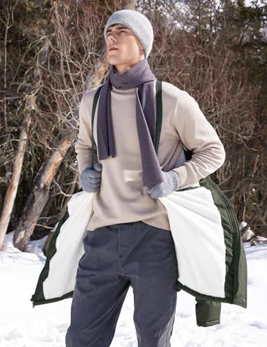 Image of Winter Coats For Men Winter Jackets Water Resistant Warm Thicken Puffy Hooded Insulated Thicken Parka Coat
