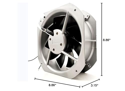 Miniatura 5 de 230V 0.35A 80W 22580 Cooling Fan 225X225X80mm