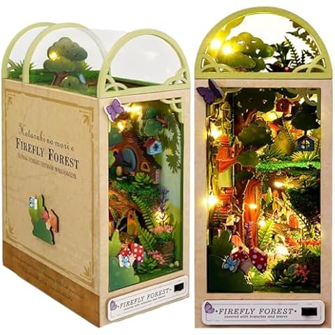 3D Jungle Hut Wooden Book Stand Puzzle Kit Cover