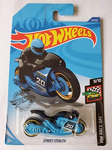 Hot Wheels 2020 Hw Race Day Street Stealth, Blue 78/250 miniatura 1