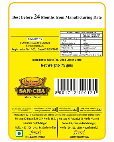 Image of Sancha Tea Boutique, Super White Tea of Darjeeling, 75g Loose Leaves | Limited Edition Silver Needle White Tea | Luxurious Sugarcane Notes | Antioxidant & Detox Tea