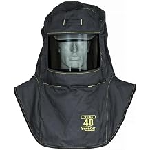 Oberon Arc Flash Hood with A4 Adapter - 40 Cal - Includes Hood, Hard Cap, and A4 Adapter - TCG Series