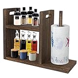 OYI Paper Towel Holder with Shelf Industrial Paper Towel Holder Spice Stand Holder Spice Stand Rack...