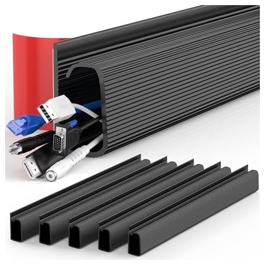 Space-Saving Murphy Desk Panels: Hide Cables & Monitor Arms 5 Mokani Self‑Adhesive Under‑desk Raceway