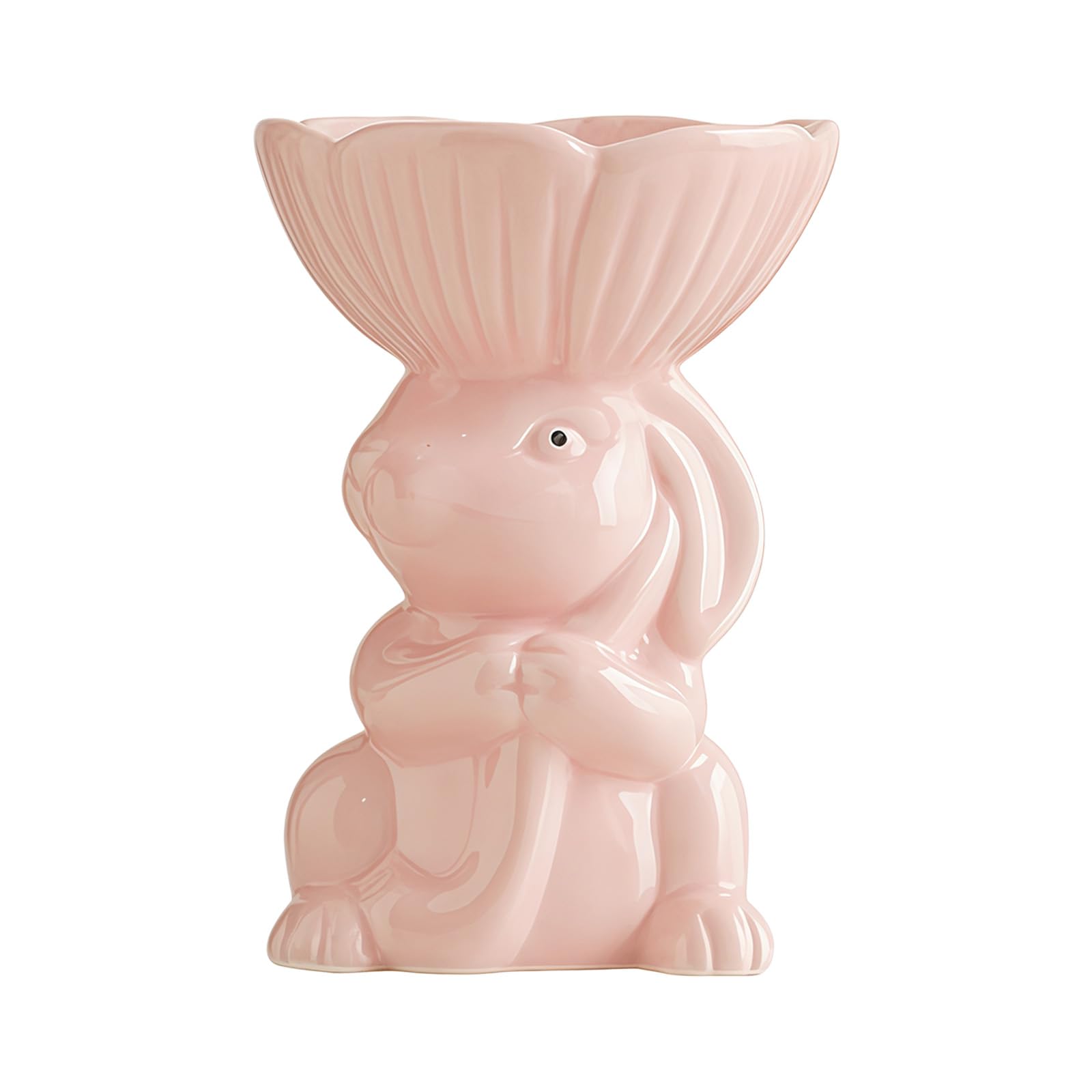 Shntig Handcrafted Ceramic Rabbits Tray Elegant and Functional Desk Organizers for Organizing Small Items on Dressers Home Decors Accessories