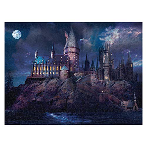 ADR 1000 dílných puzzle pro dospělé, magický zámek od Harry Potter Hogwarts puzzle (70 x 50 cm)