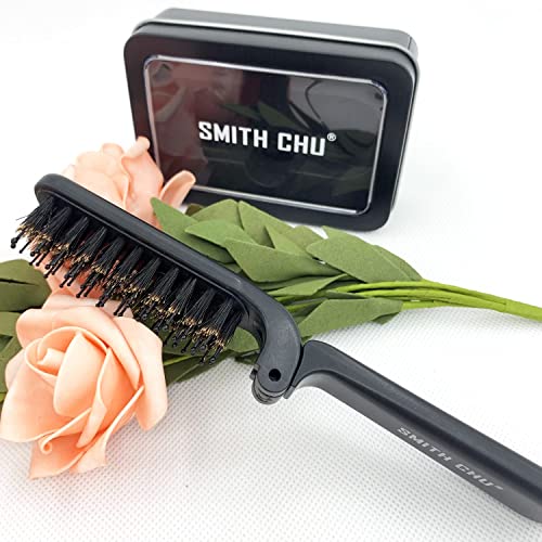 Folding Hair Brush, Easy To Carry Travel Brush, Mini Pocket Brush Suitable For Small Spaces, Nylon & Bristles Brush, For Women Any Hairstyles And Men's Hair And Beards #TOP2