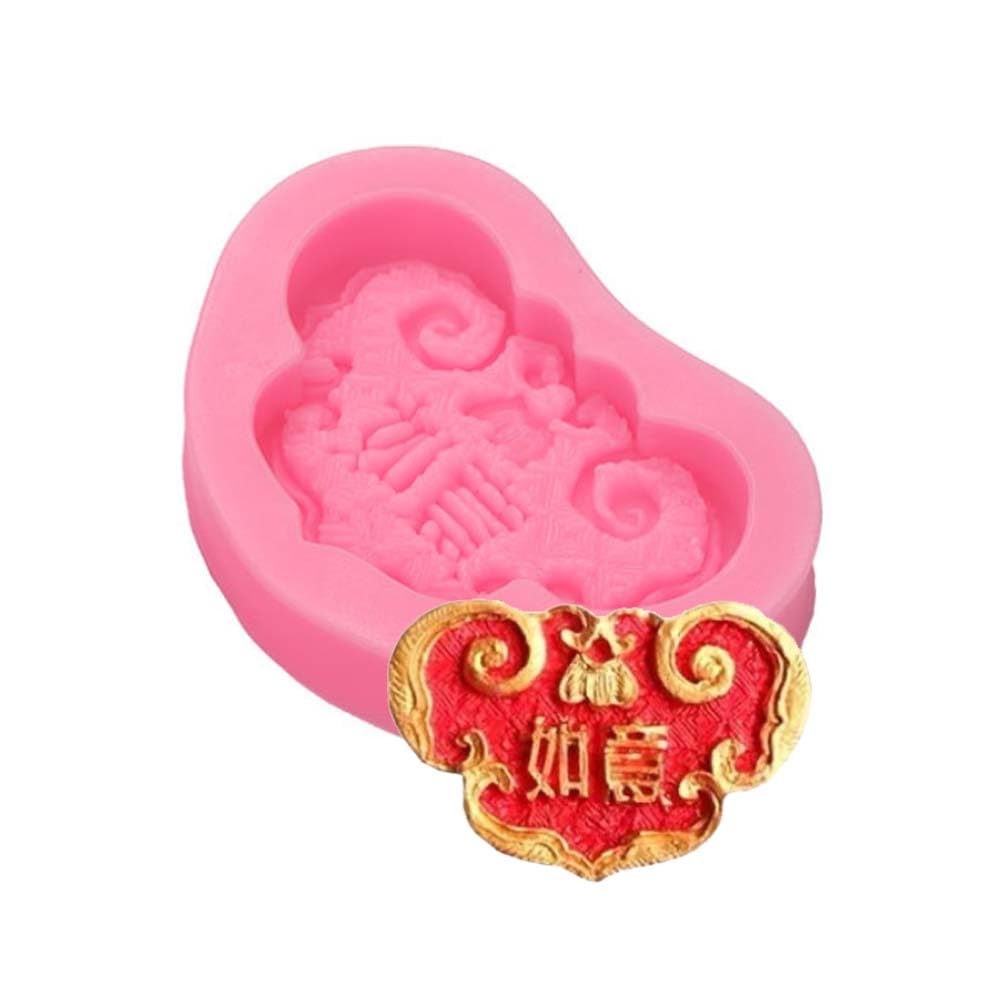 Moule à sucettes en silicone - Décoration de gâteau au chocolat (ruyi)