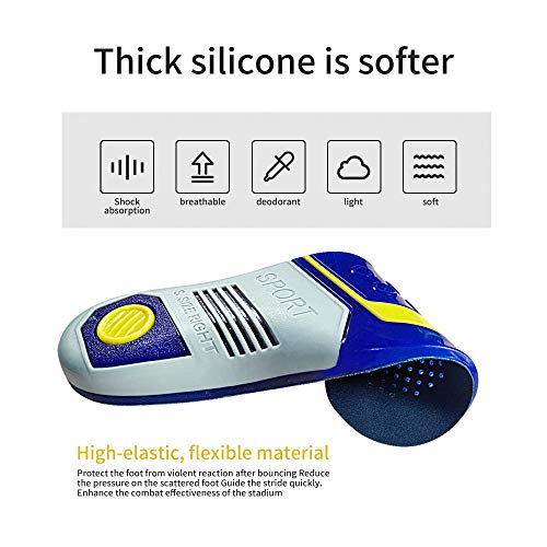 CosyInSofa Orthotic Insoles Arch Support for Plantar Fasciitis, Work Insole Shock Absorption Cushioning Comfort Inserts for Flat Feet Feet Pain Foot Valgus Pronation for Men and Women