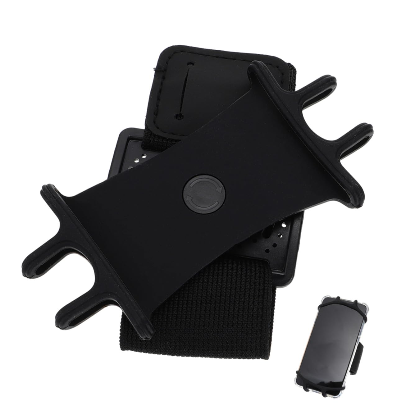 16 Pezzi Fascia Braccio per Telefono Silicone Portatile e Leggera per Jogging e Attività All