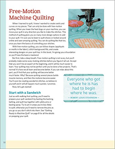 Pat Sloan\'s Teach Me to Machine Quilt: Learn the Basics of Walking Foot and Free-Motion Quilting