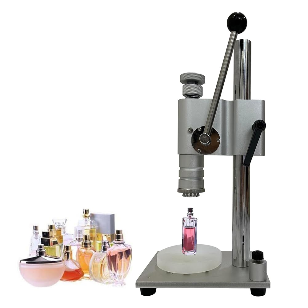Sertisseuse de bouteilles de parfum manuelle 15mm avec base antidérapante