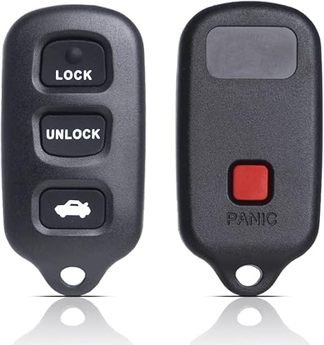 Miniatura 6 de MechanMagic Reemplazo remoto de llavero compatible con Toyota Camry, Matrix 2003-2008, Solara 2002-2003, Sienna 1999-2003, Pontiac Vibe 2003-2008