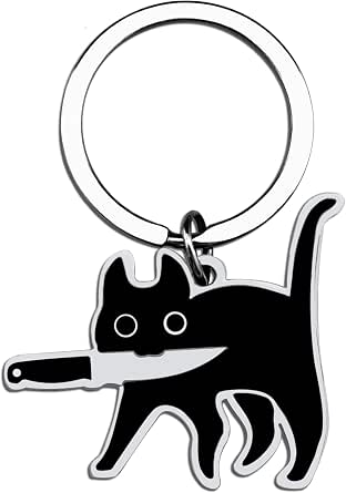 Iweca Cat Lover Gifts For Girls Black Cat Themed Gifts For Women Just A Girl Who Loves Cats Keychain Cat Mom Gifts For Birthday Cute Cat Gifts For Girls Daughter Sister Cute