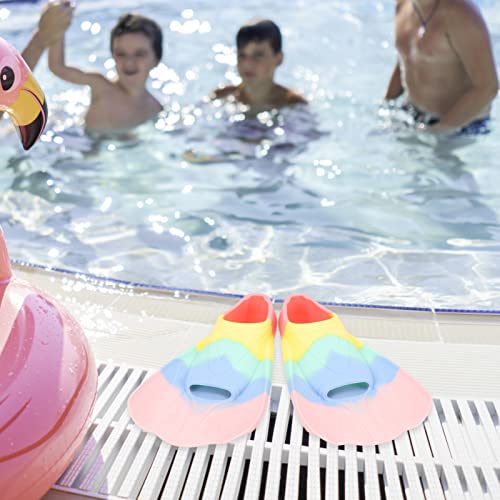 BESPORTBLE Silicone Kids Swimming Fins Snorkeling Diving Flipper Lightweight Snorkeling Gear for Children