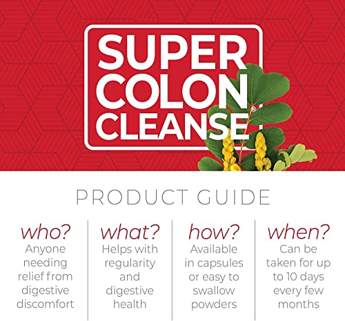 Health Plus Super Colon Cleanse Digestive Support | Constipation Relief to Reduce Bloating with Probiotics, Senna Leaf, & Psyllium Husk | More than 1 Cleanse, 60 Capsules - Image 6