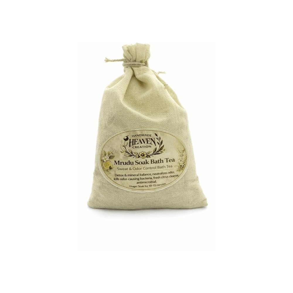 Herbal Bath Tea Bag, Bath Salts, Herbal Bath Soak Tea Bag, Tub Tea ((Mrudu) Sweat & Odor Control Bath Tea)-picture-38
