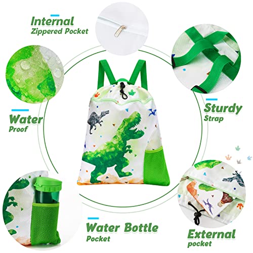 WAWSAM Dinosaur Kids Drawstring Bag - Image 2